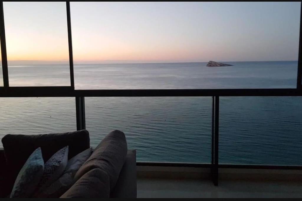 Apartamento Piso 21 Unico A Pie De Playa En Esquina Benidorm Exterior foto