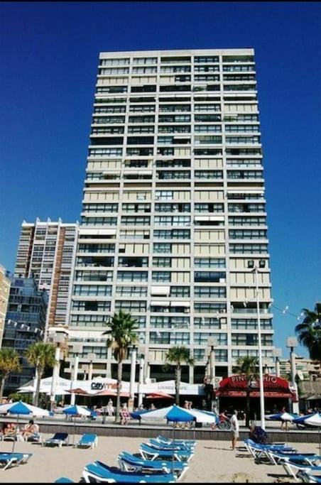 Apartamento Piso 21 Unico A Pie De Playa En Esquina Benidorm Exterior foto