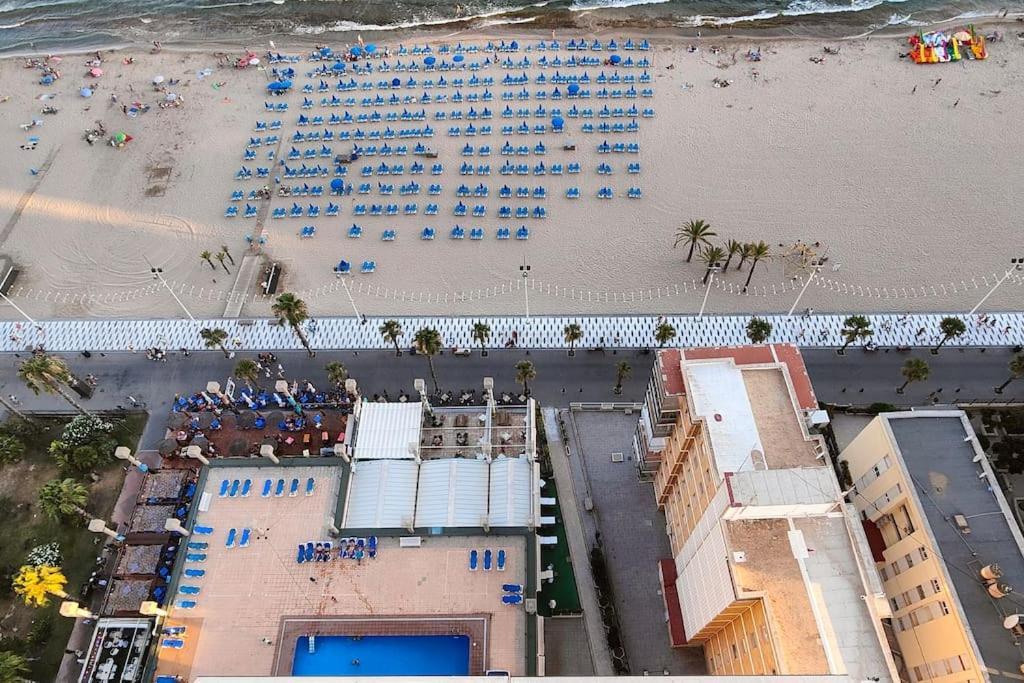 Apartamento Piso 21 Unico A Pie De Playa En Esquina Benidorm Exterior foto